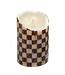 MACKENZIE CHILDS Courtly Check Flicker 6" Pillar
