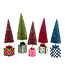 MACKENZIE CHILDS Granny Kitsch Bottle Brush Gift Tree - Sold Individually