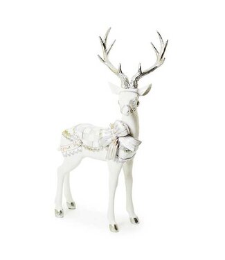 MACKENZIE CHILDS Crystal Palace Standing Deer - White