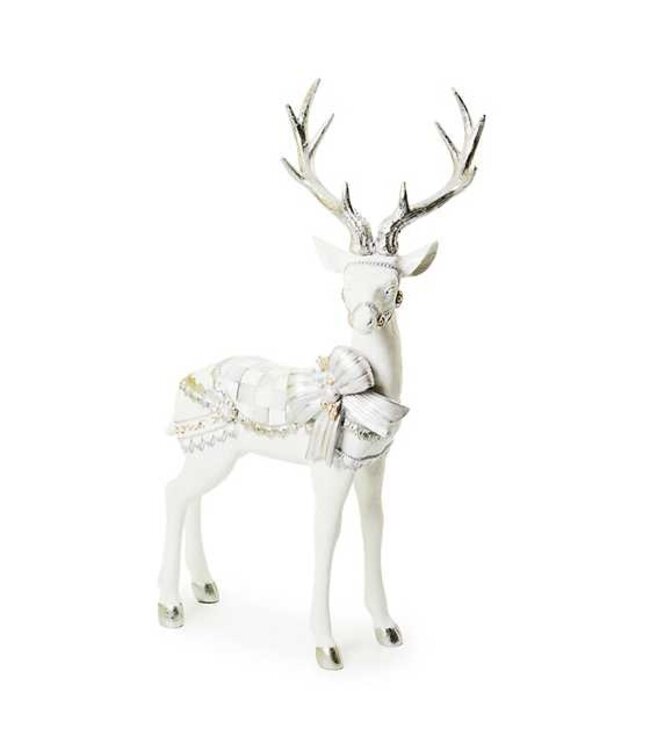 MACKENZIE CHILDS Crystal Palace Standing Deer - White