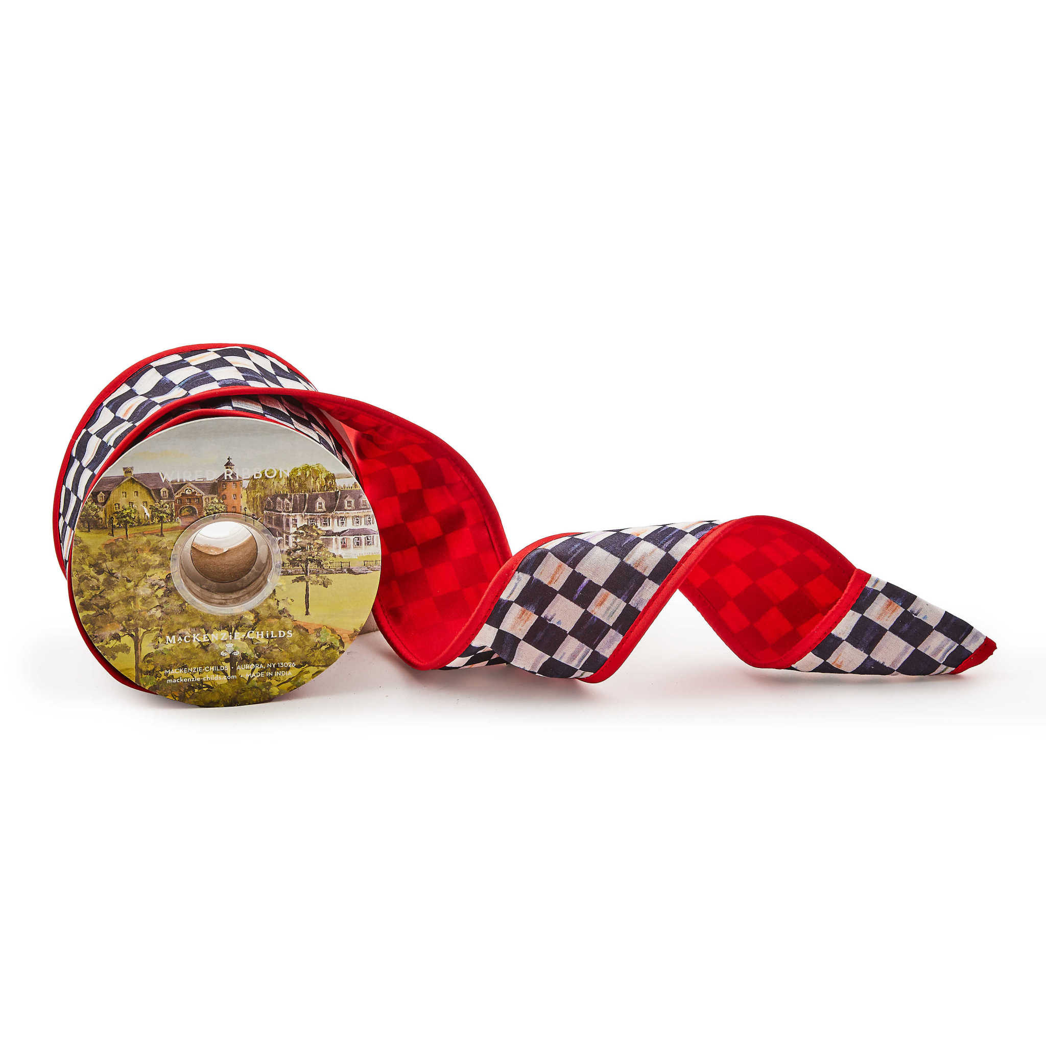 アンドマリー Alice check ribbon tops ANDMARY】Alice check ribbon tops