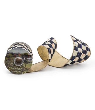 MACKENZIE CHILDS Courtly Check 4" Ribbon