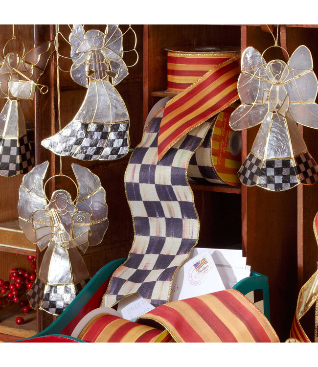 MACKENZIE CHILDS Courtly Check 4" Ribbon