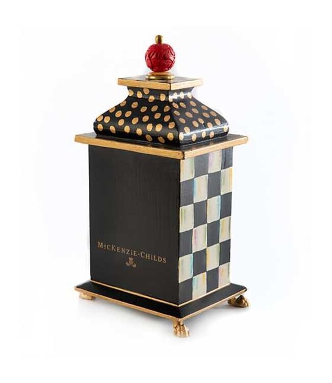 MACKENZIE CHILDS Courtly Check Desk Clock