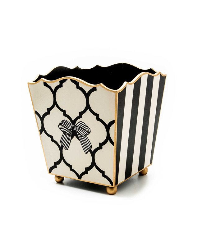 MACKENZIE CHILDS Pretty As A Bow Waste Bin