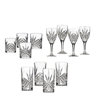 Dublin Crystal Glass Set of 12
