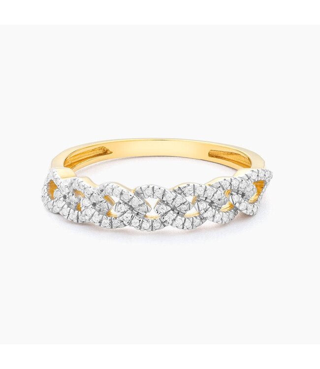 ELLA STEIN Braids For Days Stackabel Ring