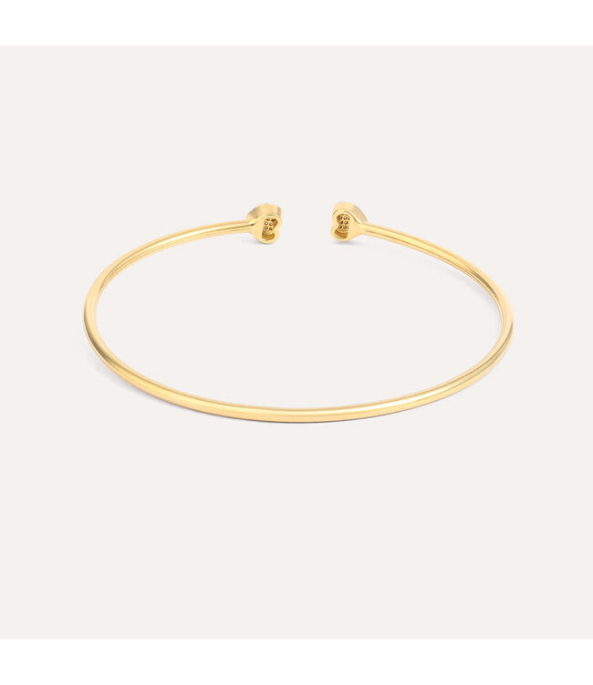 ELLA STEIN Twin Hearts Cuff Bracelet