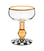 MACKENZIE CHILDS Courtly Check Coupe Glass