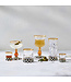 MACKENZIE CHILDS Courtly Check Coupe Glass