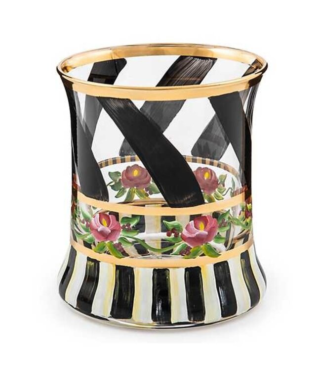 MACKENZIE CHILDS Maypole Tumbler Glass - Sold Individually