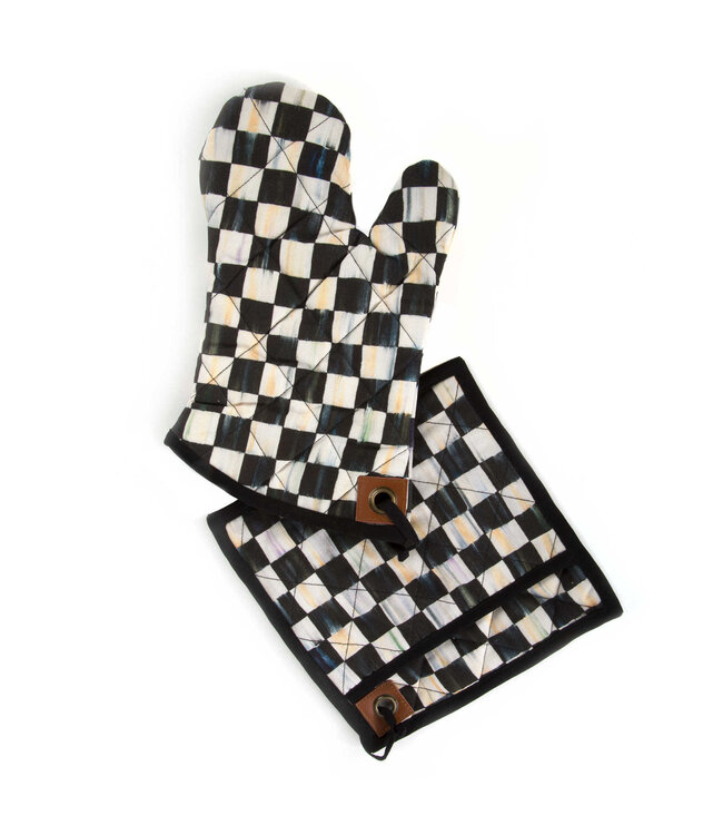 MACKENZIE CHILDS Courtly Check Bistro Oven Mitt