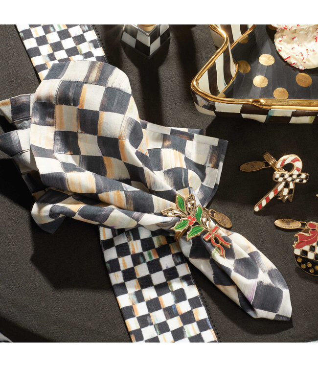 MACKENZIE CHILDS Courtly Check Cotton Napkin