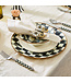 MACKENZIE CHILDS Courtly Check Enamel Charger/Plate
