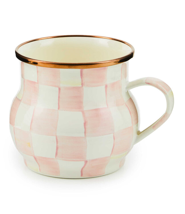MACKENZIE CHILDS Rosy Check Mug
