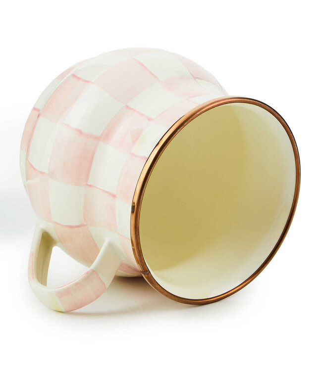 MACKENZIE CHILDS Rosy Check Mug