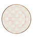 MACKENZIE CHILDS Rosy Check Enamel Salad/Dessert Plate