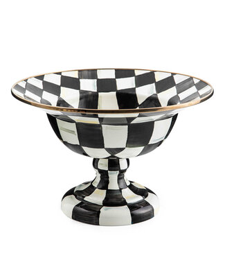 MACKENZIE CHILDS Courtly Check Large Compote