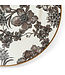 MACKENZIE CHILDS Sterling English Garden Enamel Dinner Plate