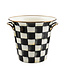 MACKENZIE CHILDS Courtly Check Enamel Wine Cooler