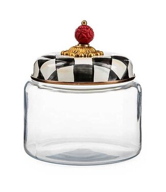 MACKENZIE CHILDS Courtly Check Kitchen Canister - Small