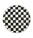 MACKENZIE CHILDS Courtly Check Enamel Round Tray