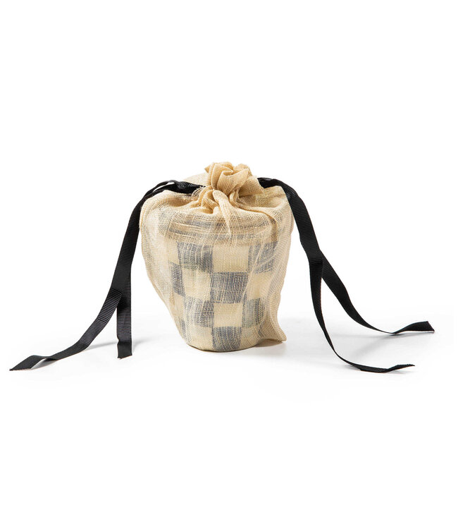 MACKENZIE CHILDS Royal Check Enamel Herb Pot  - Sold Individually