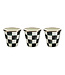 MACKENZIE CHILDS Courtly Check Enamel Herb Pots - Sold Individually