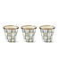 MACKENZIE CHILDS Sterling Check Enamel Herb Pot - Sold Individually