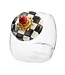 MACKENZIE CHILDS Sweets Jar with Courtly Check Enamel Lid