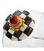 MACKENZIE CHILDS Sweets Jar with Courtly Check Enamel Lid