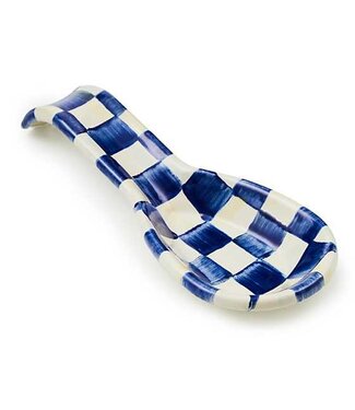 MACKENZIE CHILDS Royal Check Enamel Spoon Rest