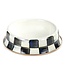 MACKENZIE CHILDS Courtly Check Enamel Cat Dish