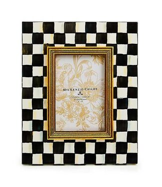 MACKENZIE CHILDS Courtly Check Enamel Frame - 4" x 6"