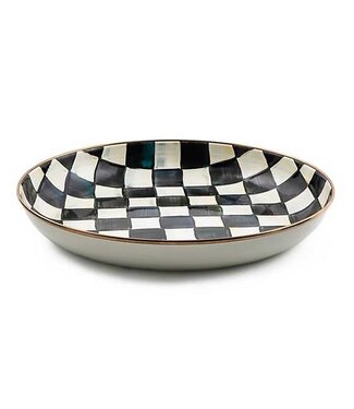 MACKENZIE CHILDS Courtly Check Enamel Abundant Bowl