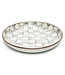 MACKENZIE CHILDS Sterling Check Enamel Abundant Bowl