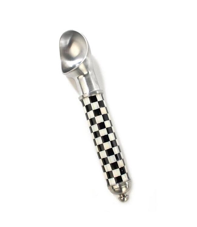 MACKENZIE CHILDS Supper Club Ice Cream Scoop - Courtly Check