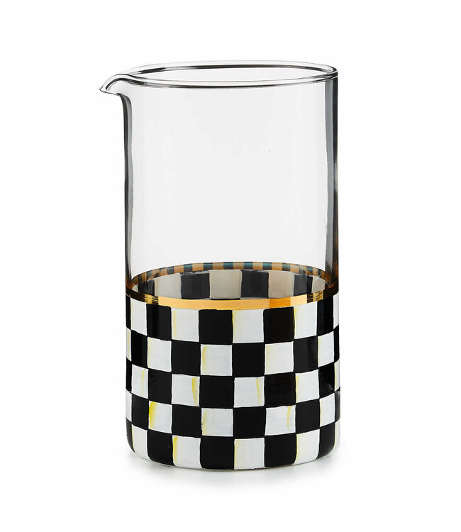 MACKENZIE CHILDS Courtly Check Mixing Glass