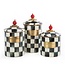 MACKENZIE CHILDS Courtly Check Canister- Medium