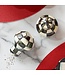 MACKENZIE CHILDS Courtly Check Enamel Salt & Pepper Shakers