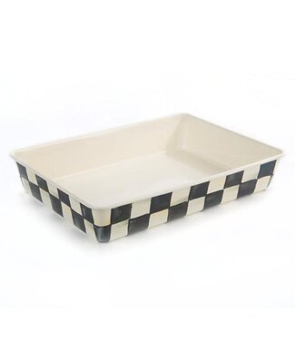 MACKENZIE CHILDS Courtly Check Enamel Baking Pan - 9" x 13"