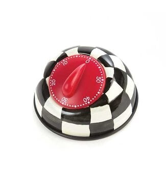 MACKENZIE CHILDS Courtly Check Kitchen Timer