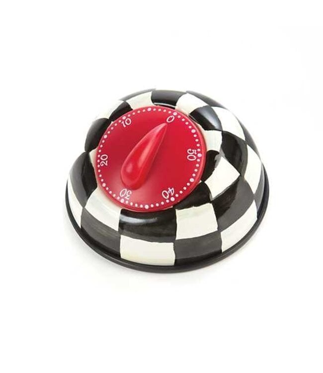 MACKENZIE CHILDS Courtly Check Kitchen Timer