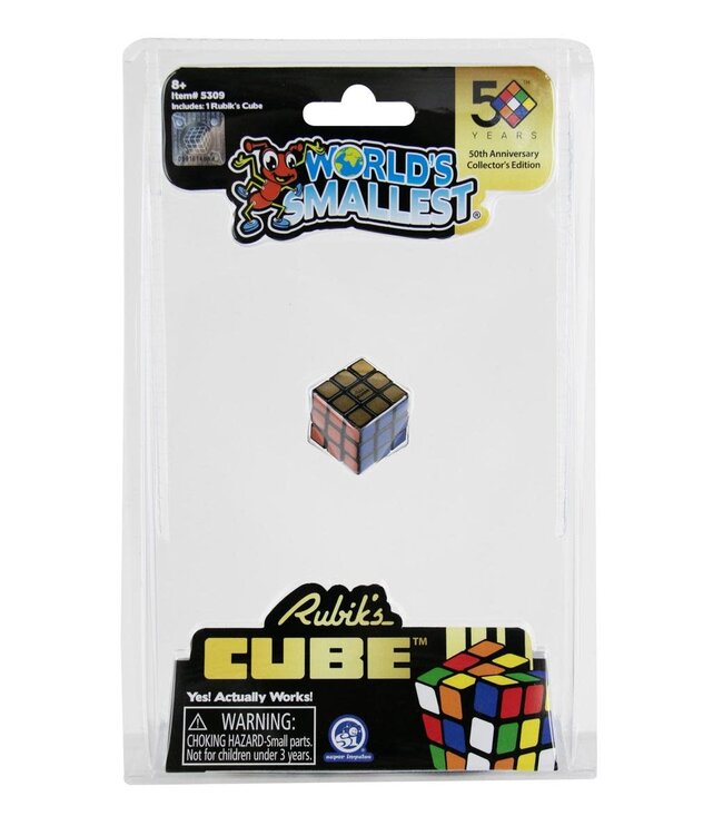 World's Smallest 50th Anniversary Rubik's