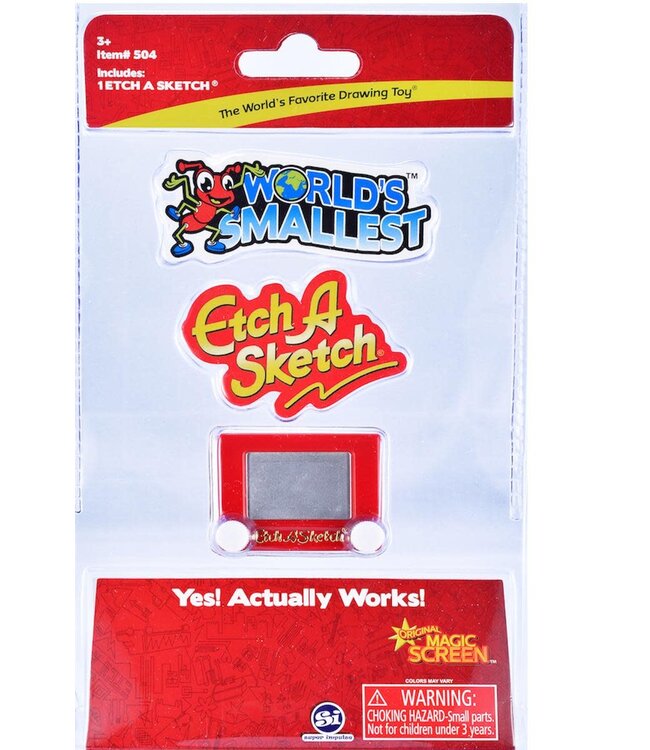 World's Smallest Etch a Sketch