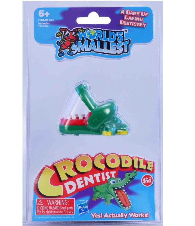 World's Smallest Crocodile Dentist Game