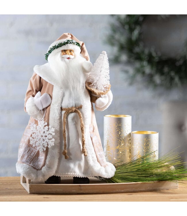 Winter Scene Lighted Cylinder Set of 3