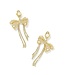 KENDRA SCOTT Krista Bow Statement Earrings - Gold White Mix