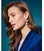 KENDRA SCOTT Krista Bow Statement Earrings - Gold White Mix