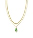 KENDRA SCOTT Abbie Pave Frame Multi Strand Necklace